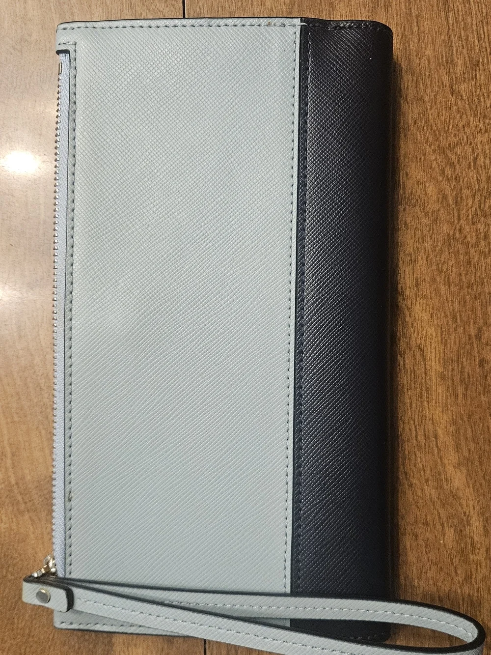 kate spade Light Blue and Navy Wristlet Wallet